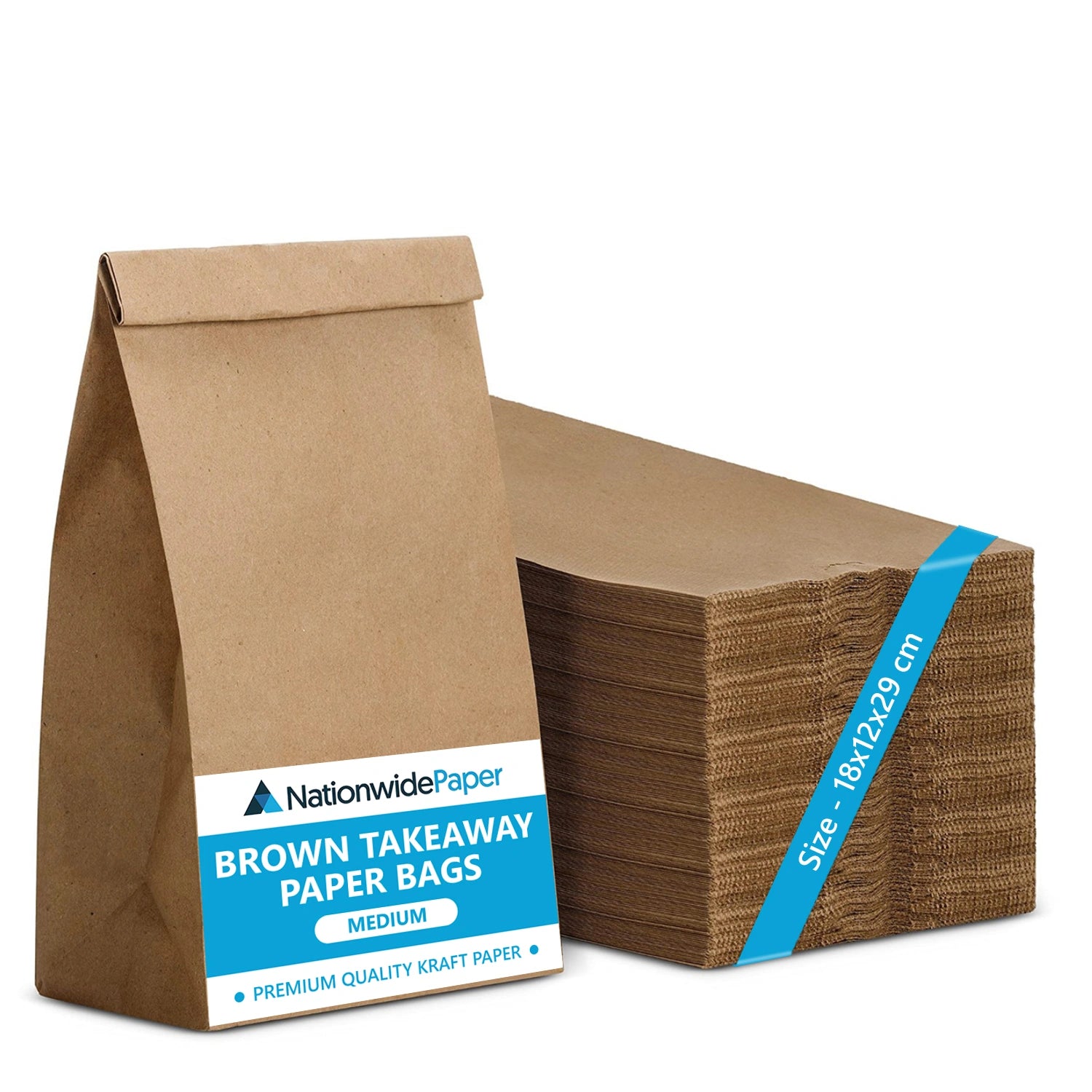 Brown Paper Takeaway Bags