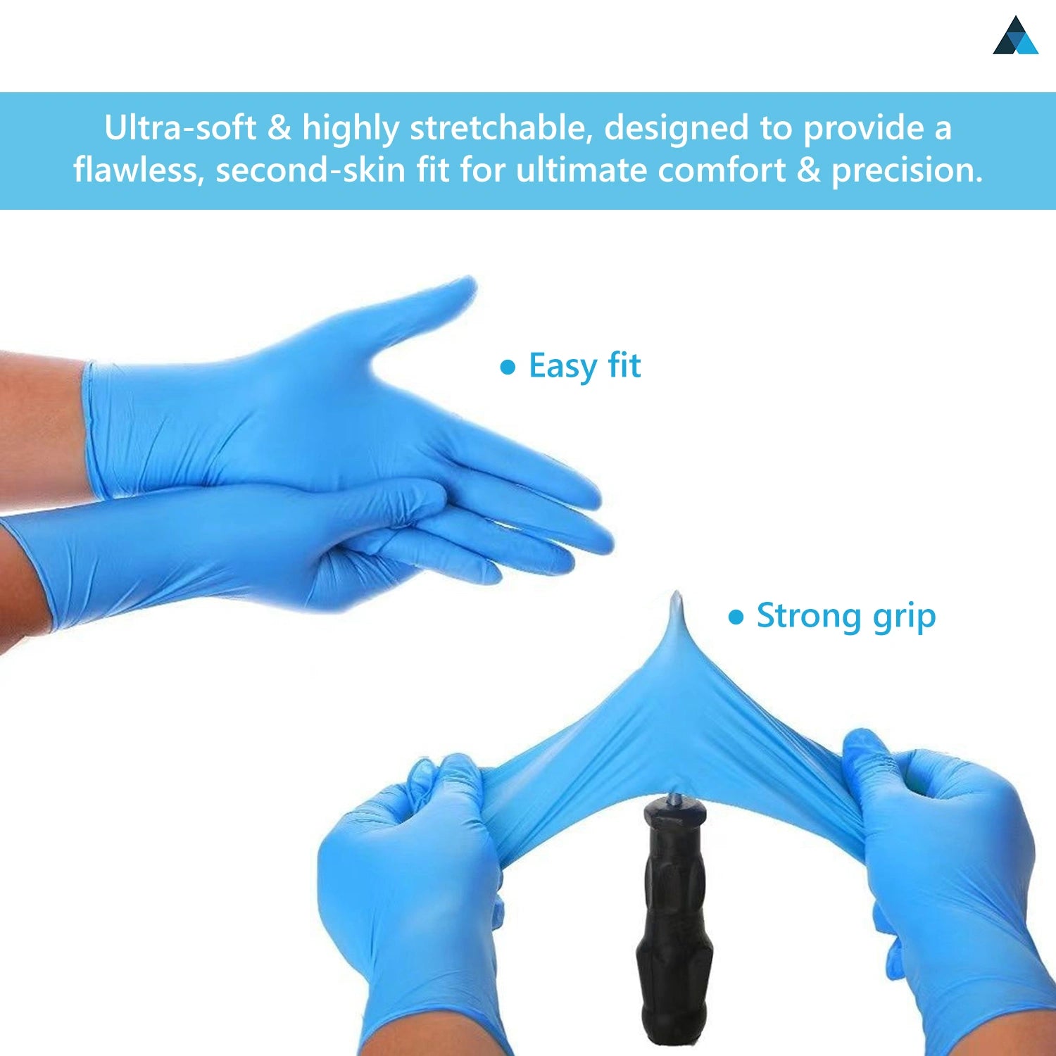 Large Nitrile Gloves (100 pcs)