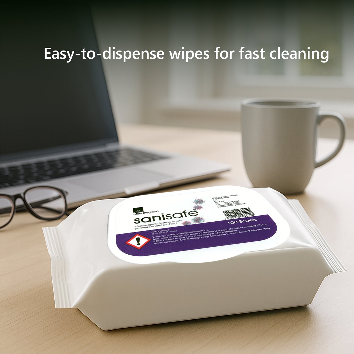 Sanisafe 4C Anti-Viral Wipes