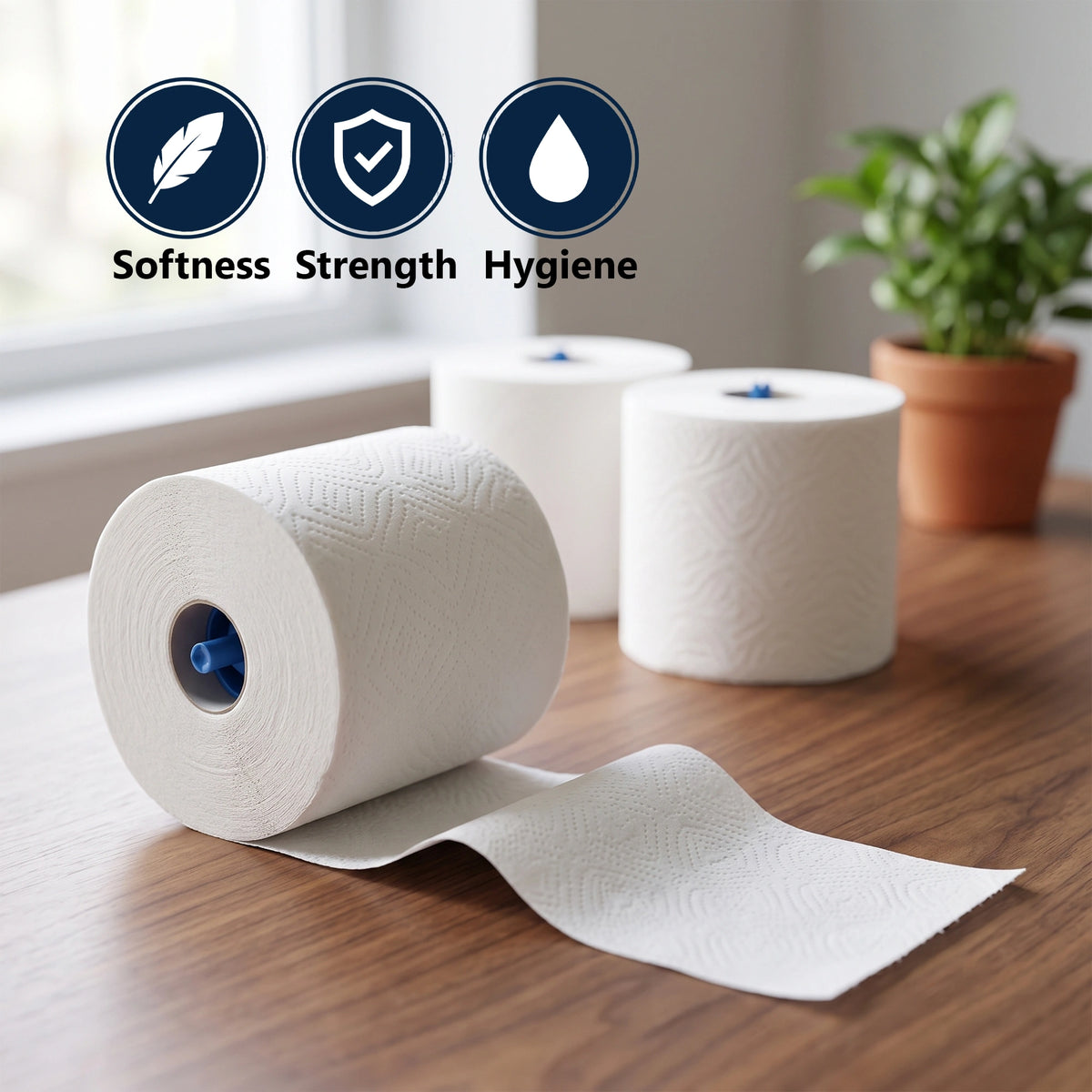 One Piece toilet Paper W2 950 Sheets (Pack of 32)