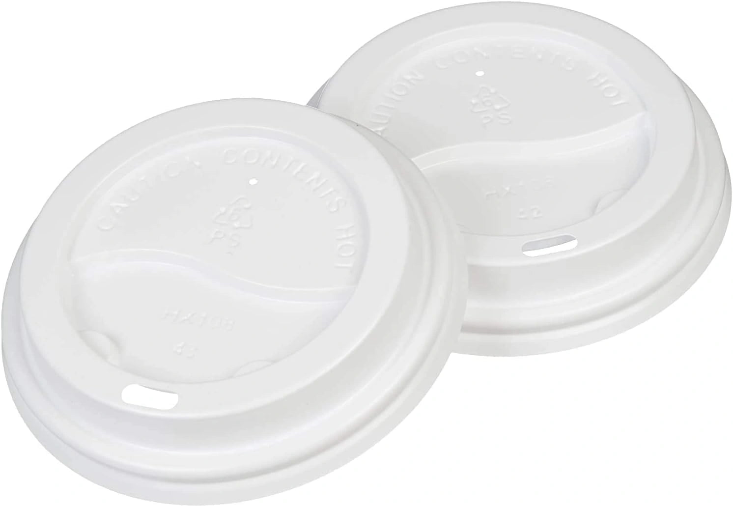 White 12oz Only Lids for Coffee Cup