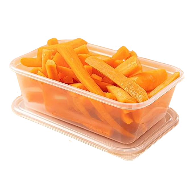 Plastic Food Containers with Lids 650ml