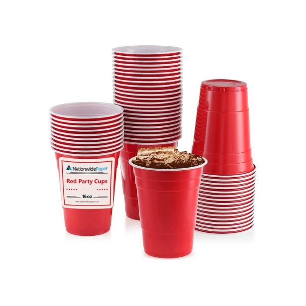 Red Plastic Cups | Party Cups | Nationwide Paper