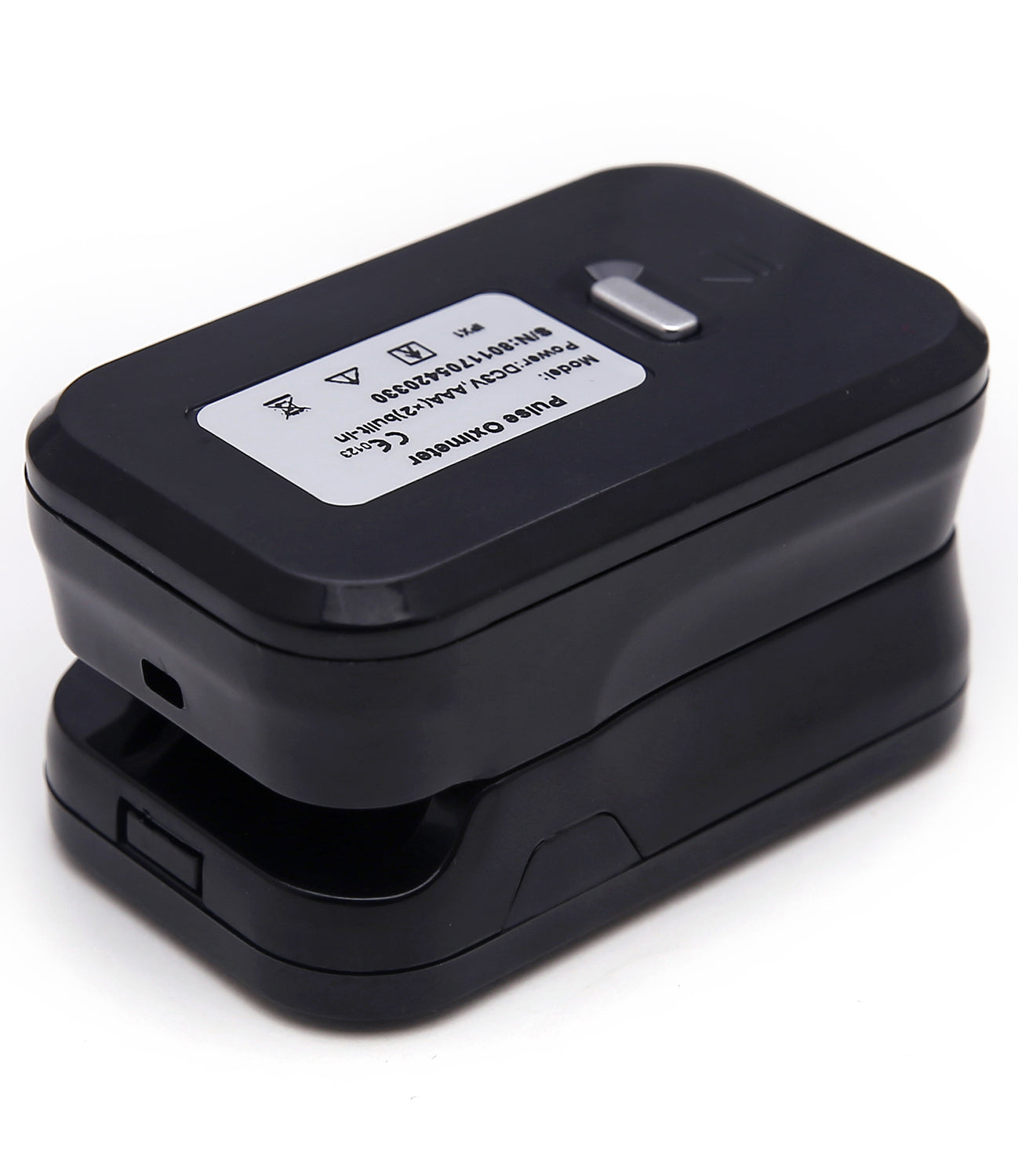 CE Certified SPo2 Pulse Oximeter - NHS Adherent Black