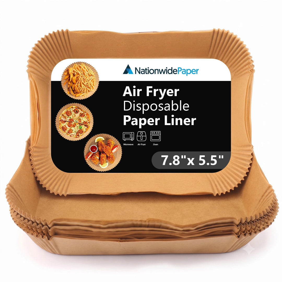 Round, Square & Rectangular Parchment Paper Air Fryer Liners
