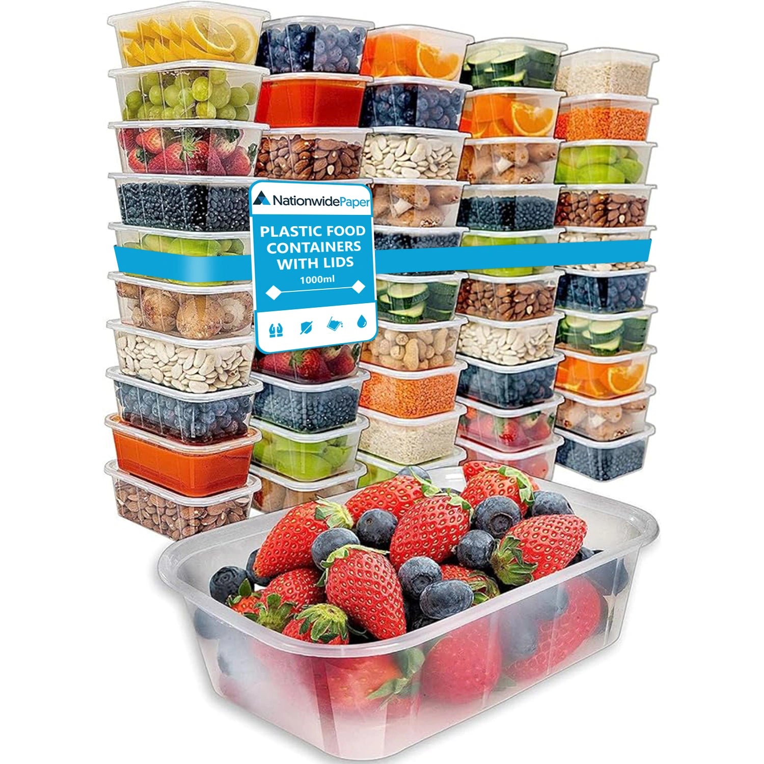 Plastic Food Containers with Lids