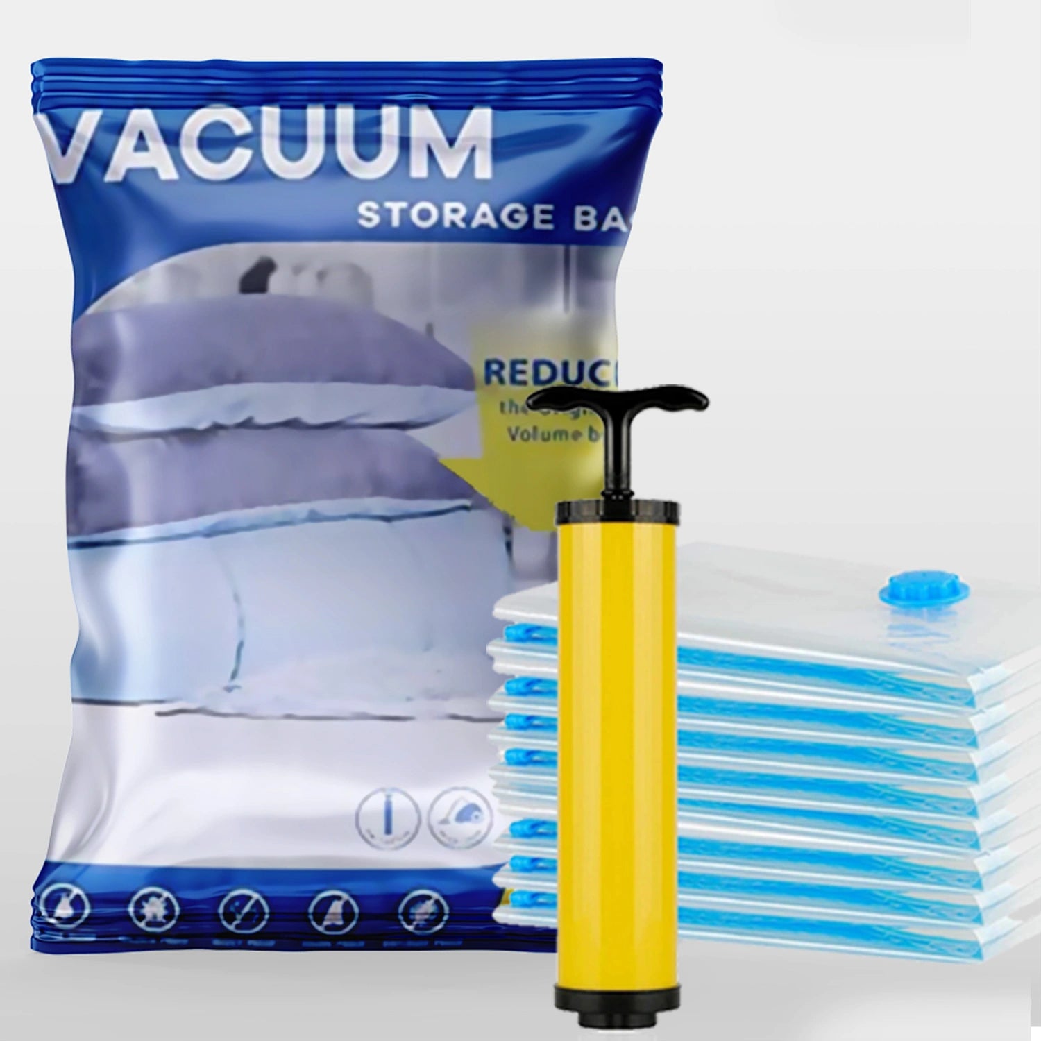 Vacuum Storage Bags Jumbo with Hand Pump
