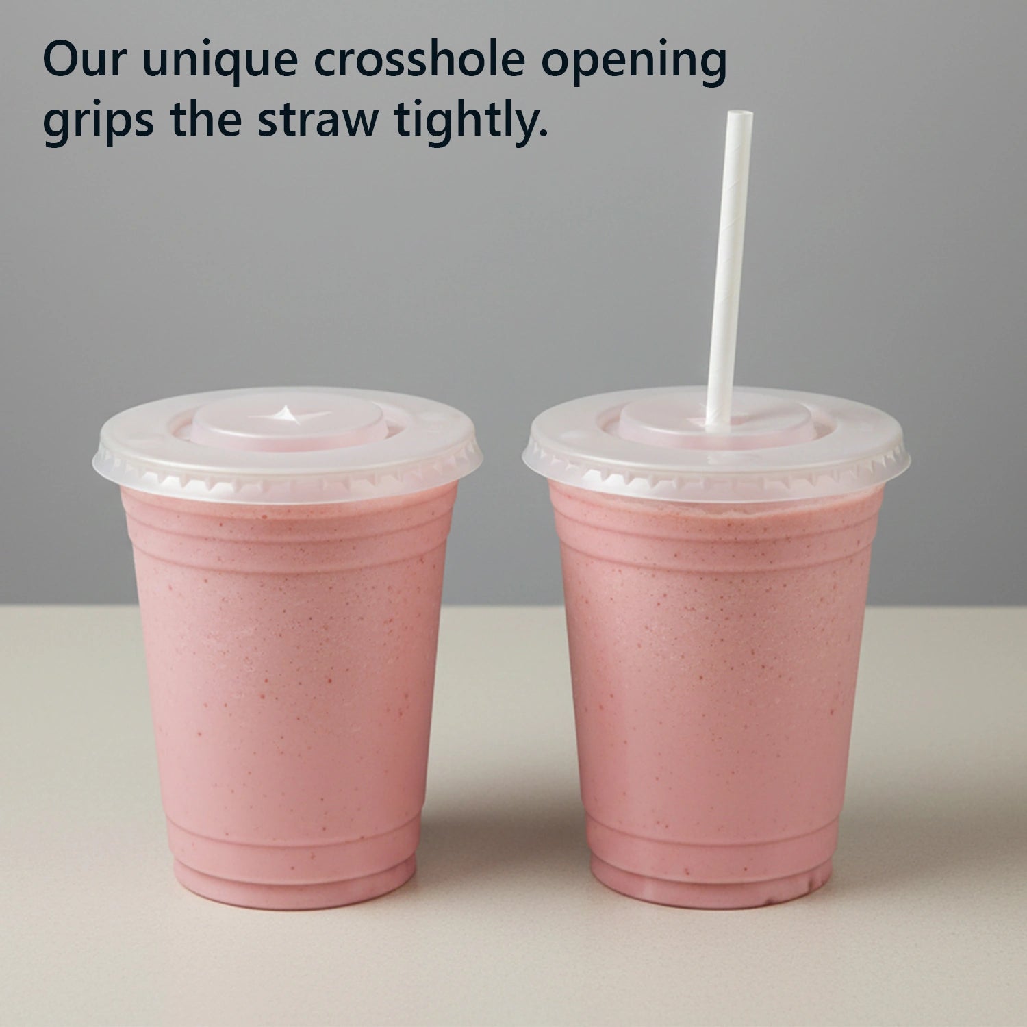 Dual-Size 80mm & 90mm Flat Lids with Cross Hole