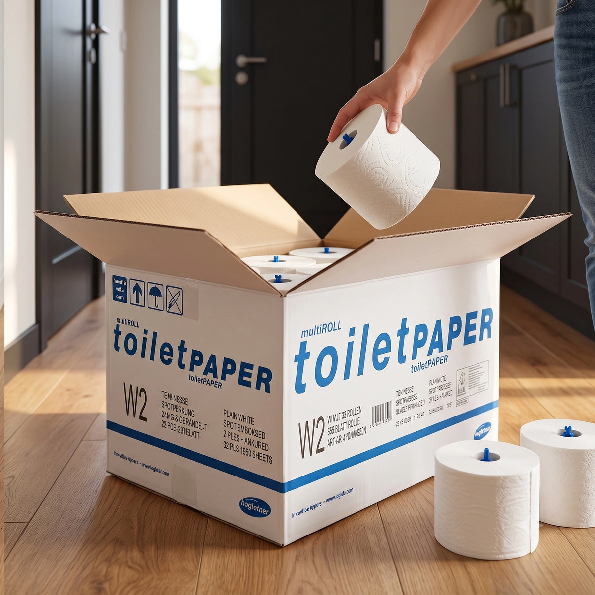 One Piece toilet Paper W2 950 Sheets (Pack of 32)