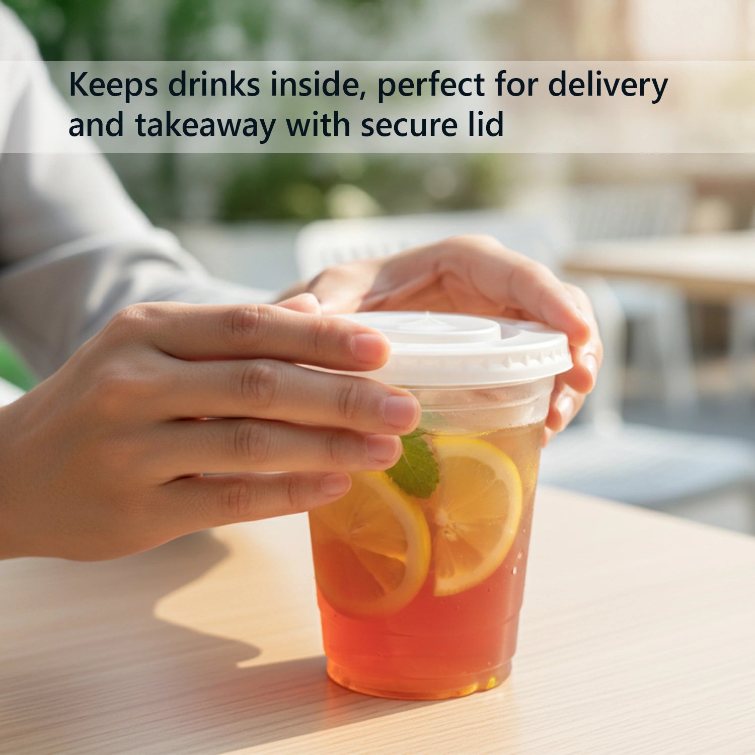 Dual-Size 80mm & 90mm Flat Lids with Cross Hole