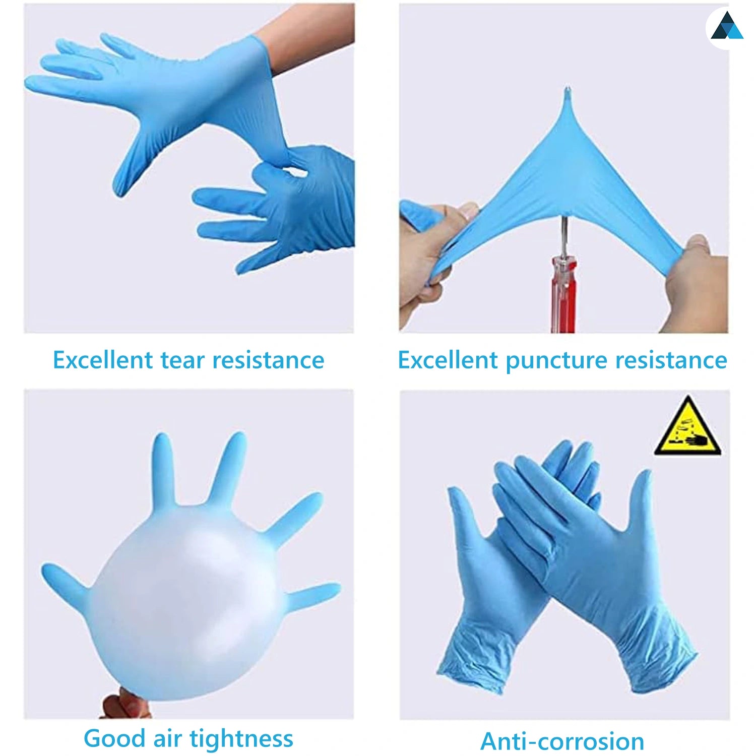 Large Nitrile Gloves (100 pcs)