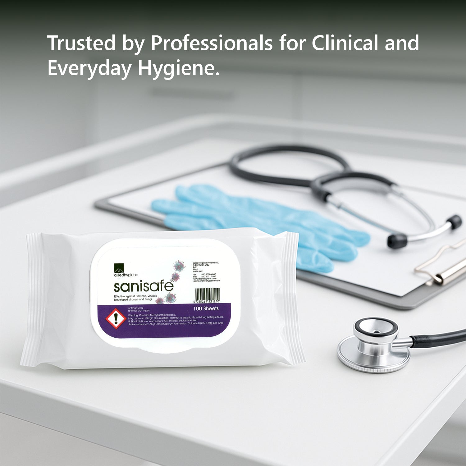 Sanisafe 4C Anti-Viral Wipes