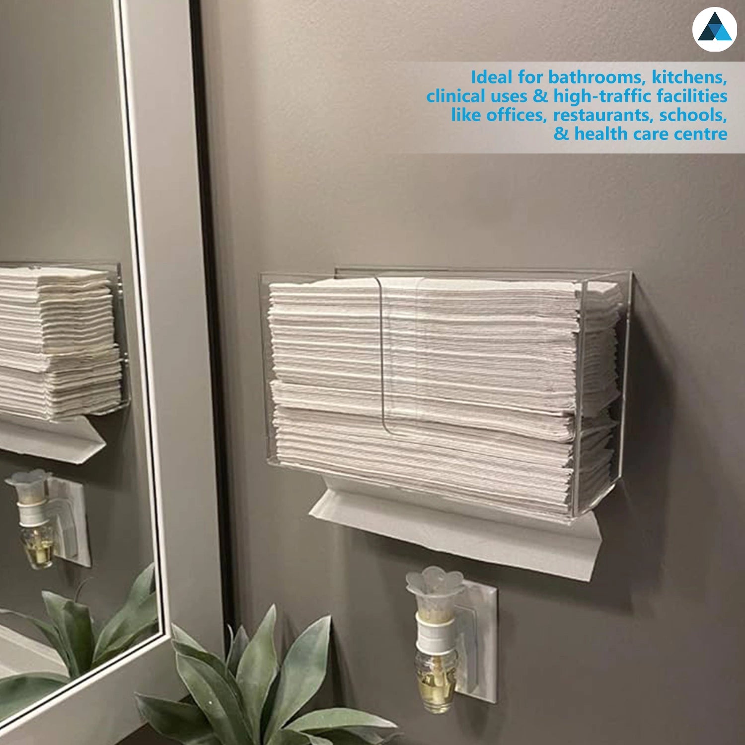 31x23cm White C Fold Paper Hand Towel 2 Ply 2430 Sheets