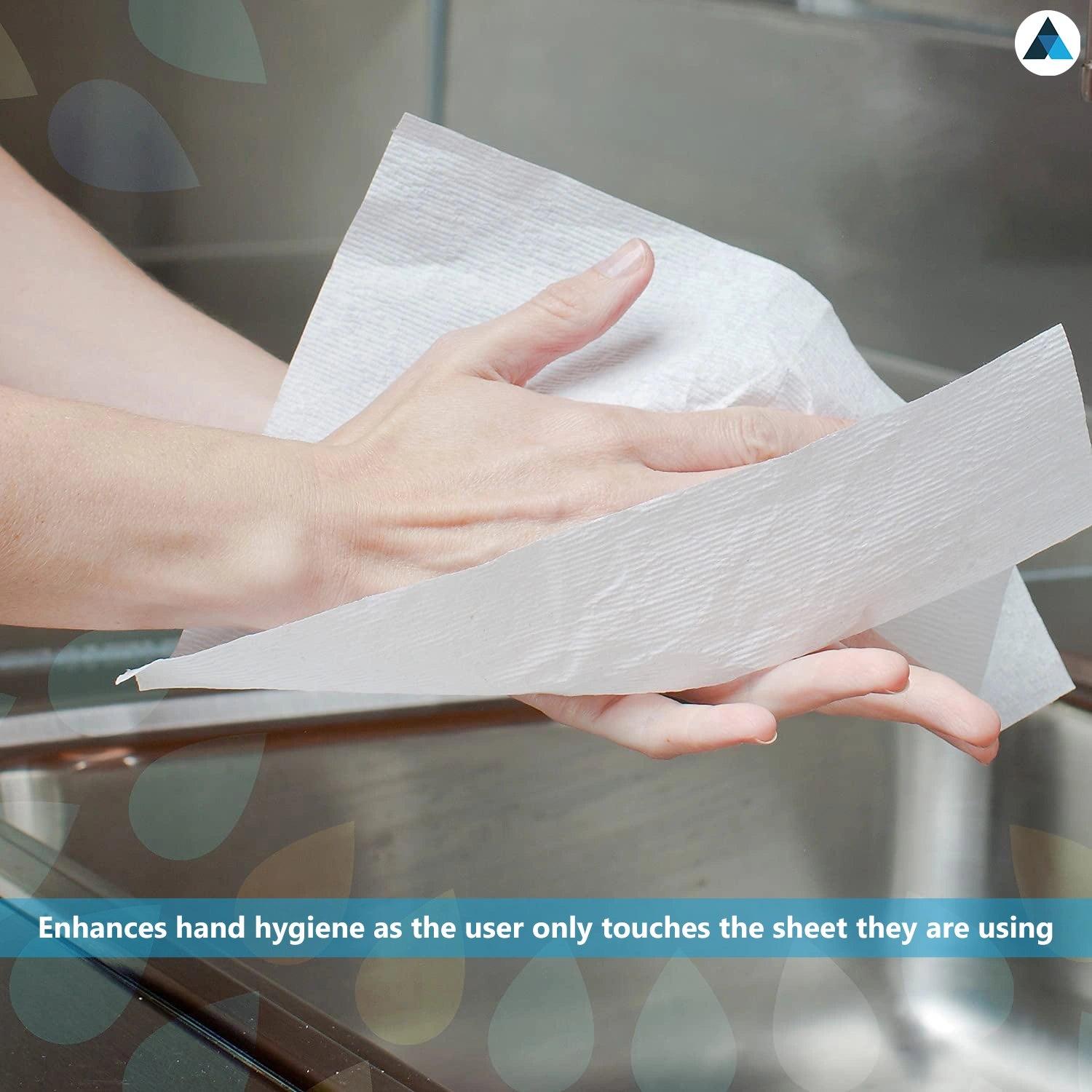 31x23cm White C Fold Paper Hand Towel 2 Ply 2430 Sheets
