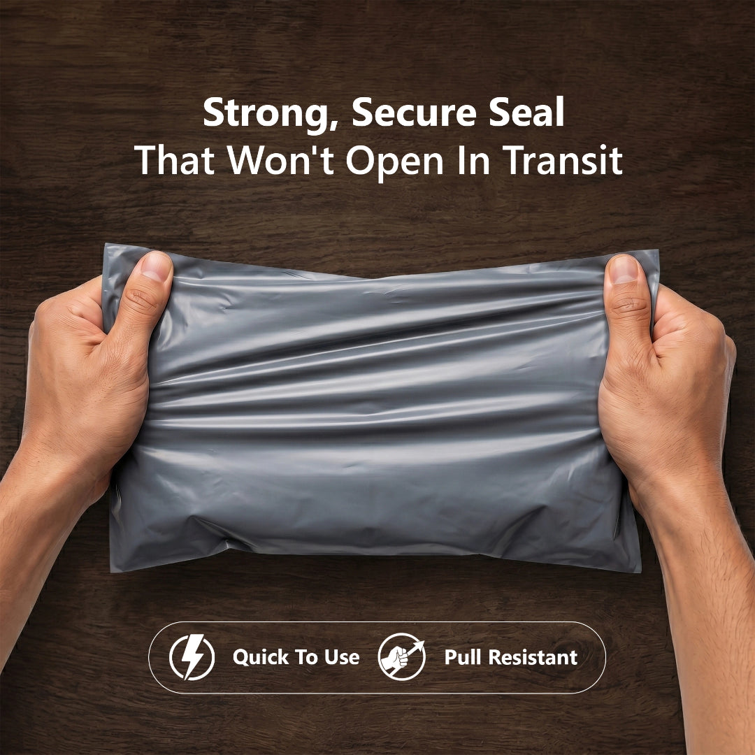 Grey Self-Seal Recycled Mailing Bags