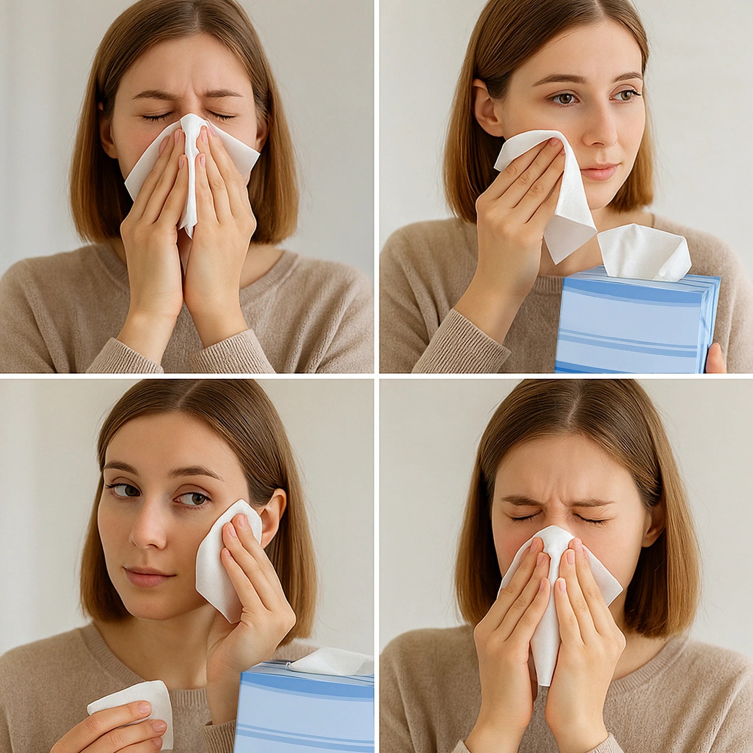 Strong & Skin-Friendly Soft Pop-Up Facial Tissues
