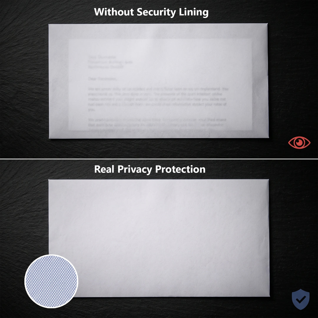 110 × 220mm DL White Self-Seal Envelopes
