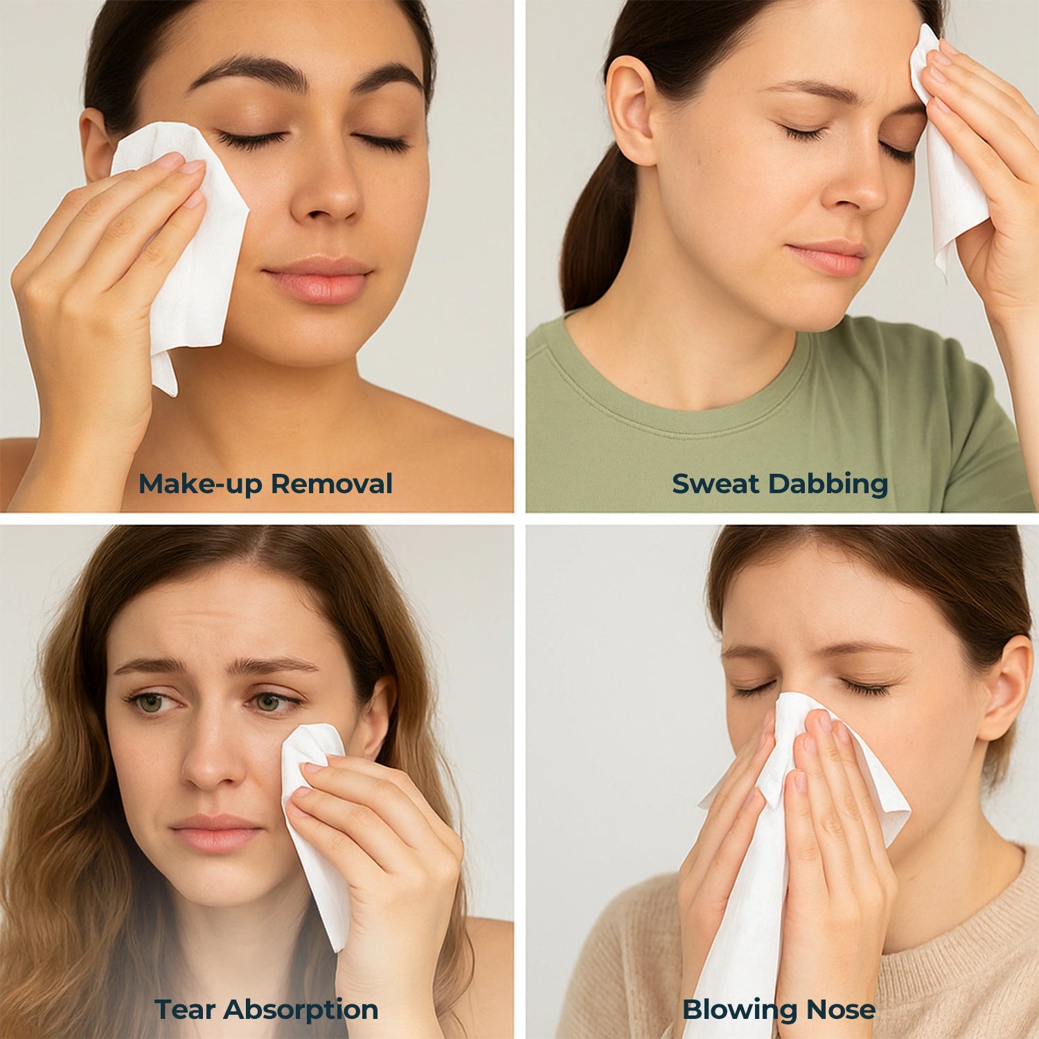 Strong & Skin-Friendly Soft Pop-Up Facial Tissues