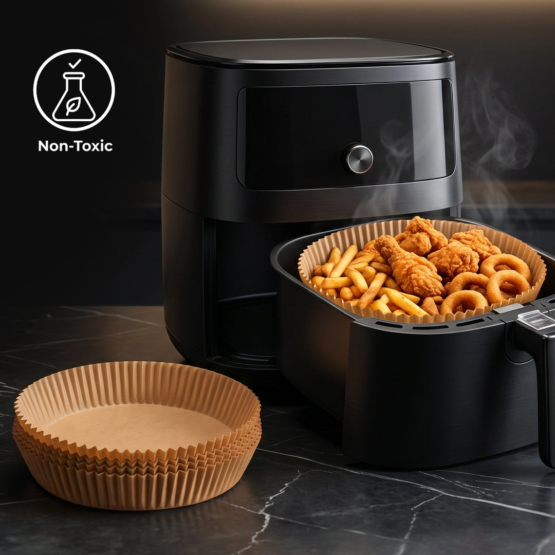 20cm Round Disposable Air Fryer Liners