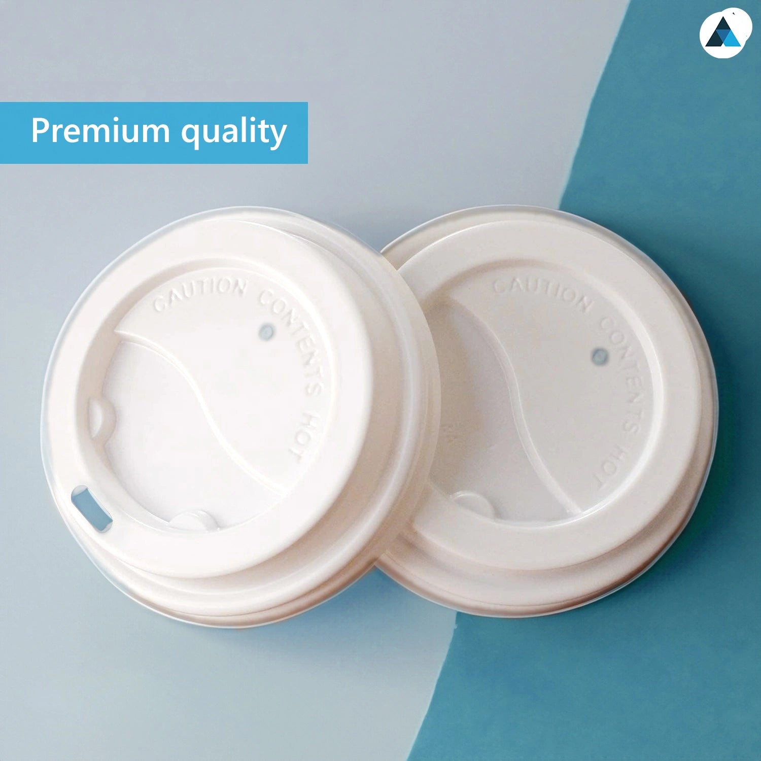 White 16oz Only Lids for Coffee Cup