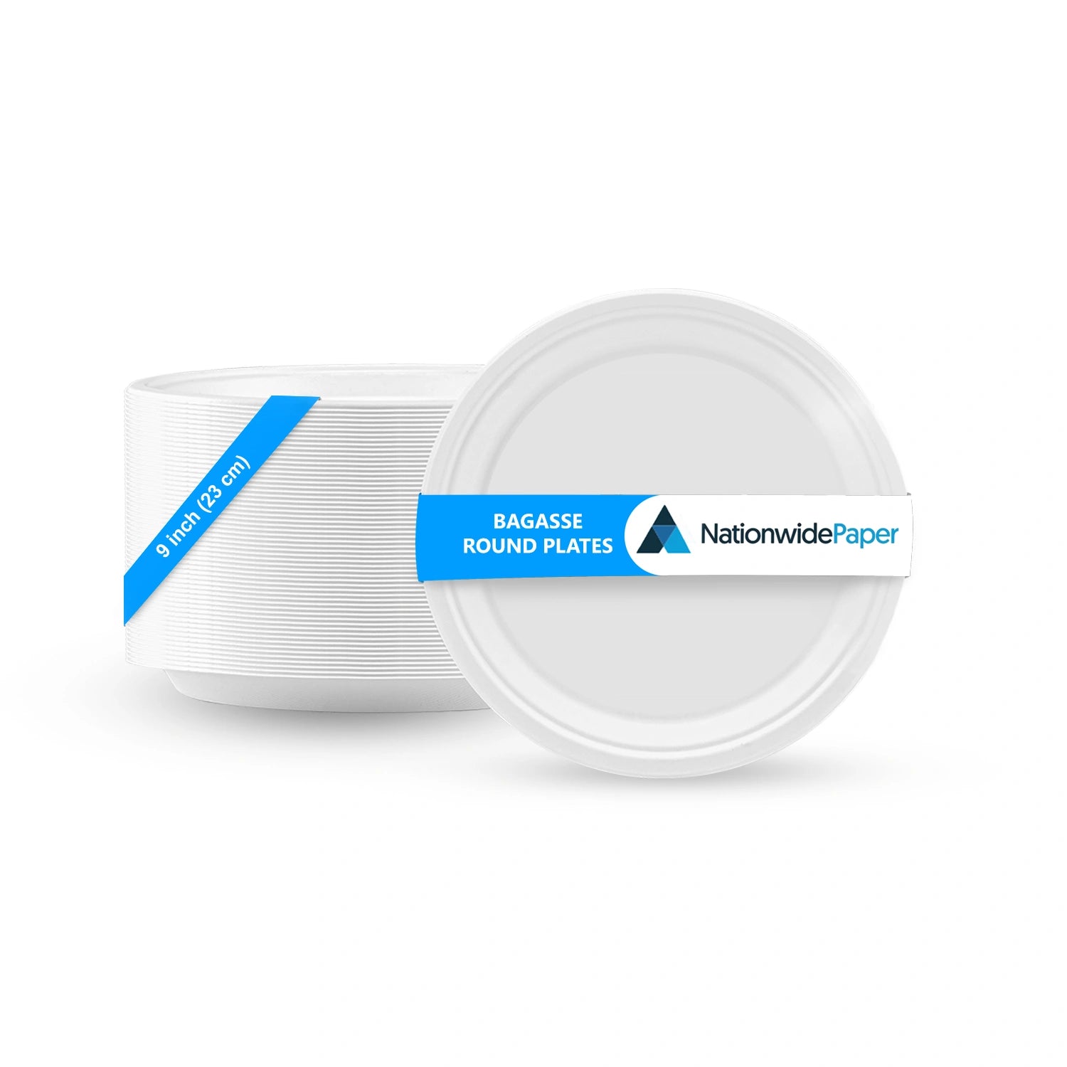 Round Paper Bagasse Plates