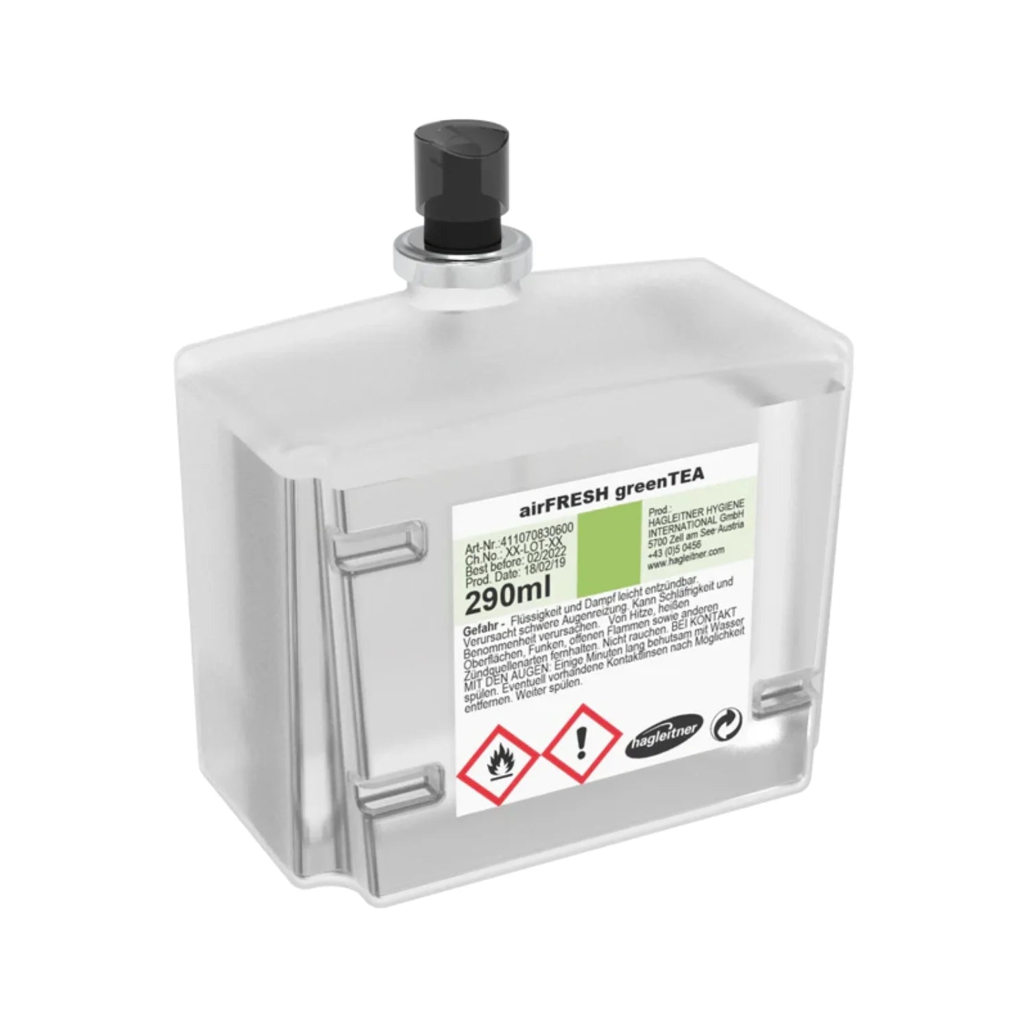 Air Fresh Green Tea 290 ml (Pack of 8)